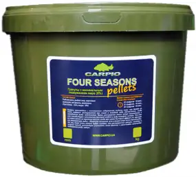 Пеллетс Carpio Four Seasons Pellets 4.5mm 3kg