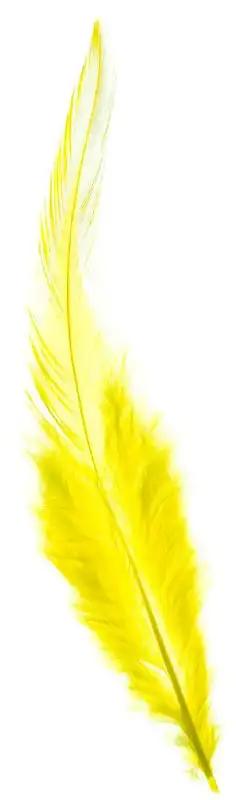 Набор перьев 4Trouts для стриммеров Желтый