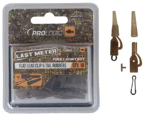 Кліпса Prologic LM Mimicry Flat Leadclip W/Tailrubber & Speed Link 10pcs