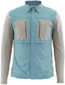 Рубашка Simms GT TriComp LS Shirt ц:cadet blue