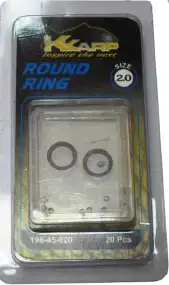 Кольцо Trabucco K-Karp Round Ring 2.0mm (20шт/уп)