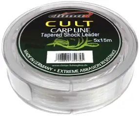 Шоклидер Climax Cult Taptred Shock Leader 5x15m (clear) 0.28-0.50mm 12-30lb
