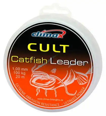 Поводковый материал Climax Cult Catfish Leader 1.00mm 100kg 20m ц:gray