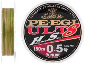 Шнур Sunline PE EGI ULT HS8 180m #0.5/0.117 mm 3.9 kg