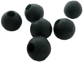 Намистина Carpio Rubber Bead (10шт/уп.) к:black