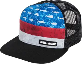 Кепка Pelagic Alpha Snapback Fishing Hat Blue