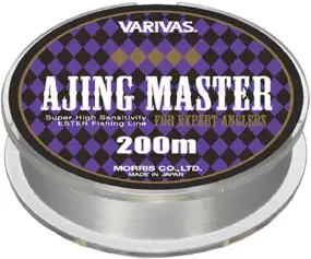 Леска Varivas Ajing Master Ester 200m (прозрачный) #0.2/0.074mm 1.05lb/0.48kg