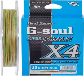 Шнур YGK Super Jig Man X4 200m (мультіколор)