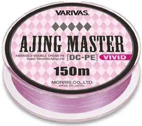 Шнур Varivas Ajing Master DC-PE Vivid 150m #0.4/0.104mm 6.7lb