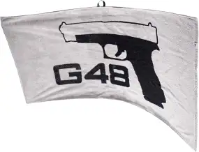 Рушник Glock G48. Колір - светло-серый