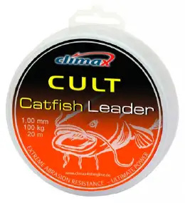 Поводковый материал Climax Cult Catfish Leader 20м (коричневый) 1.30мм 135кг
