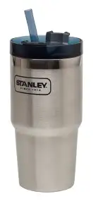 Термокружка Stanley Vacuum Quencher (с трубочкой) 0.6l Steel