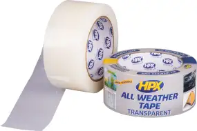 Клейкая лента HPX All Weather Tape 48мм 25м Прозрачная