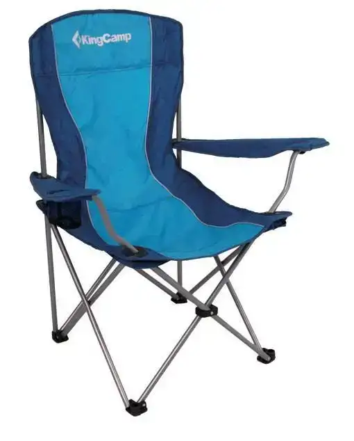 Крісло KingCamp Arms Chair in Steel. Blue