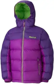 Куртка Marmot Girl’s Guides Down Hoody ц:bright berry-dark berry