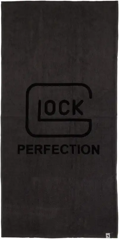 Полотенце Glock Perfection Bath Towel. Grey/Black