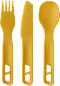 Набір столових приборів Sea To Summit Passage Cutlery Set 3 предмета Arrowwood Yellow