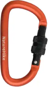 Карабин Naturehike D-type NH15A005-H 6 см ц:orange