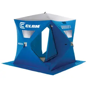 Палатка Clam Vista для зимней рыбалки ц:синий/белый