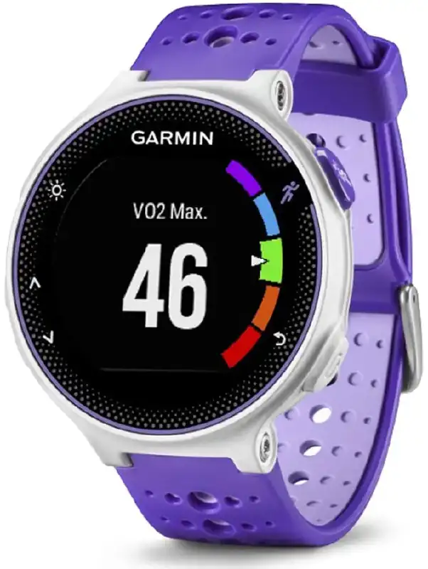 Часы Garmin Forerunner 230 Purple & White с GPS навигатором ц:фиолетовый/белый