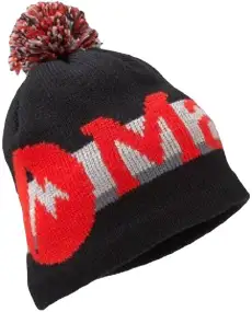 Шапка Marmot Boy’s Retro Pom Hat ц:black/team red