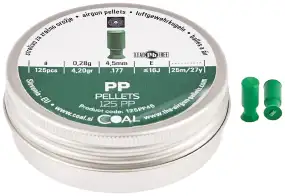 Пули пневматические Coal PP кал. 4.5 мм 0.28 г 125 шт/уп