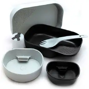 Набор посуды Wildo Camp-A-Box Complete ц:черный/белый