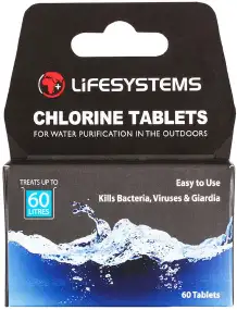 Пігулки для очищення води Lifesystems Chlorine