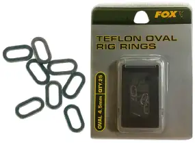 Кольцо Fox International Teflon Rig Rings Oval 4.5mm
